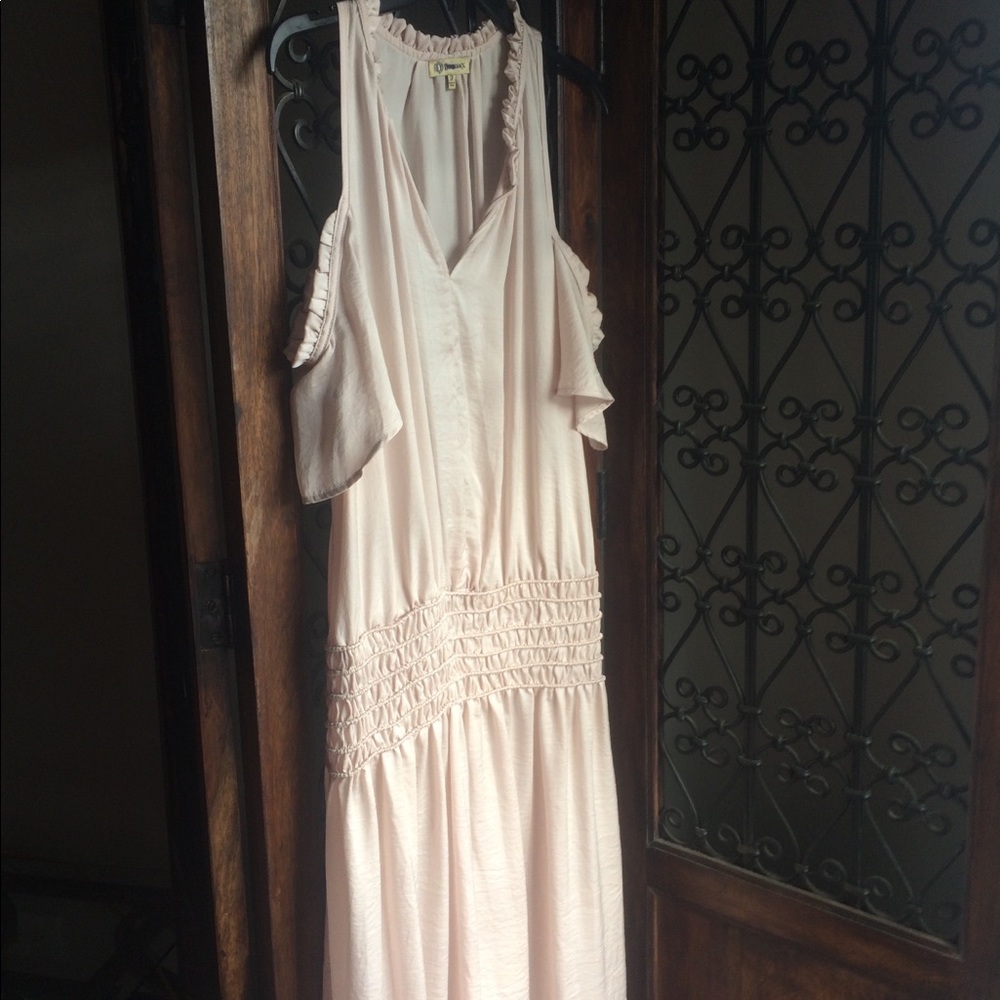 DEMOCRACY COLD SHOULDER DRESS NWT
